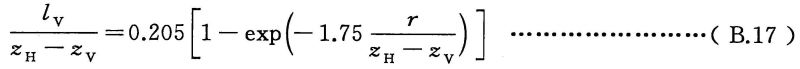 顶棚射流速度曲线的特征深度lV计算公式