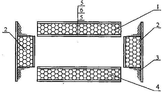 图5.4.2-1 玻镁复合矩形风管组合示意