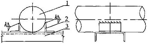 图15 双侧挡板式固定支架示意